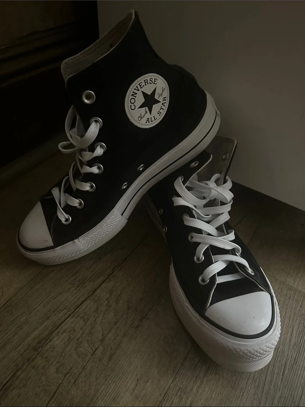 Converse Black High-Top Chukka Boots with White Accents Euphoria Zedaya Kicks